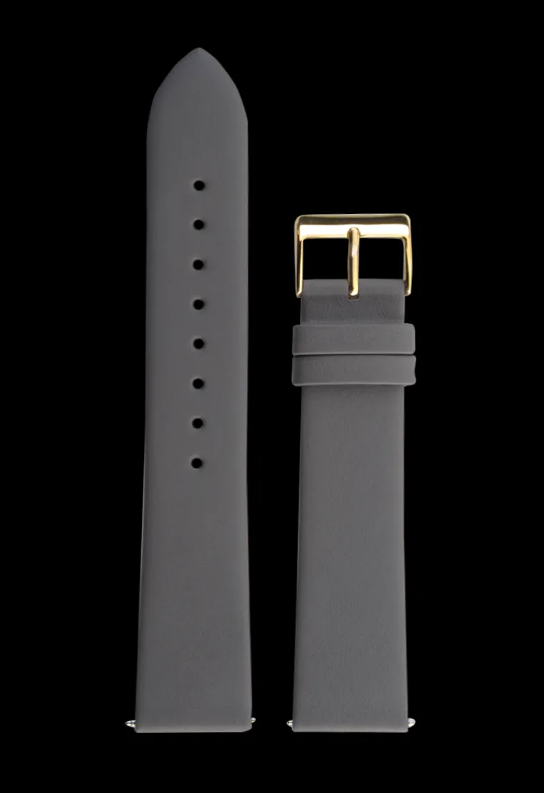 Best Rindslederband XS softgrau, 20mm Armbänder